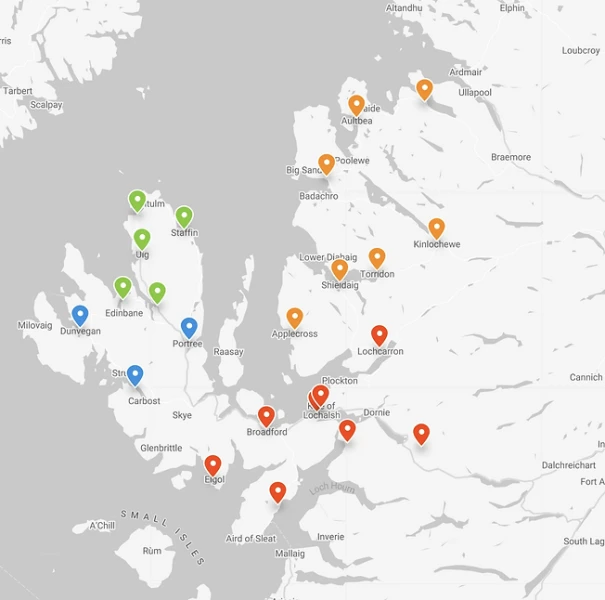 Area Church Map